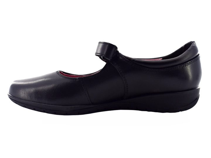 Zapatos Planos Flexi Negros para Mujer
