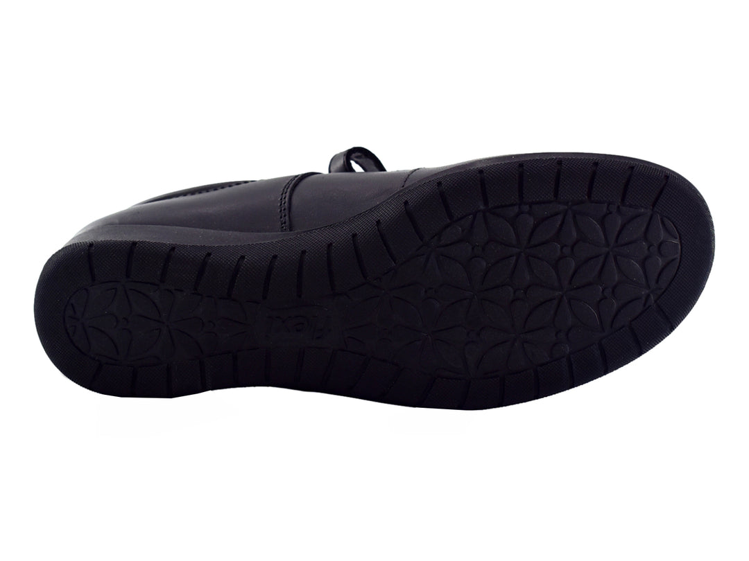 Zapatos Planos Flexi Negros para Mujer