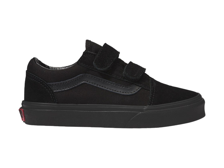 Tenis Vans Old Skool V Negros para Niño