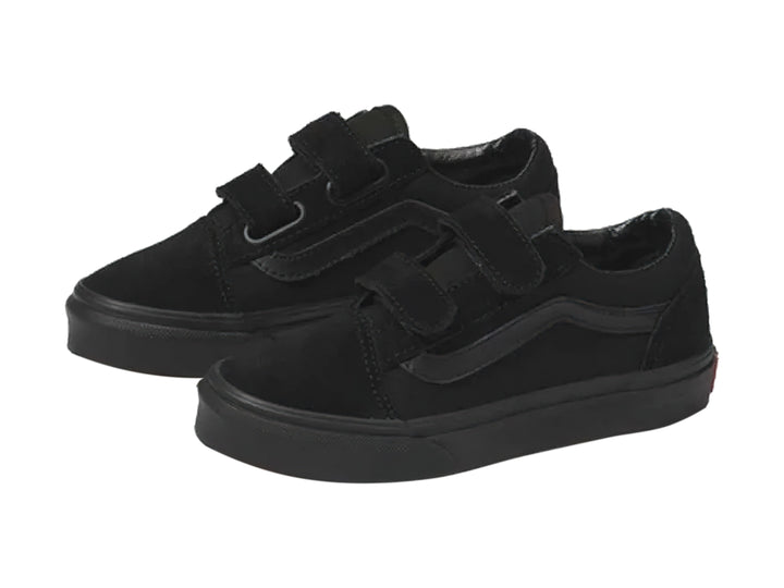 Tenis Vans Old Skool V Negros para Niño