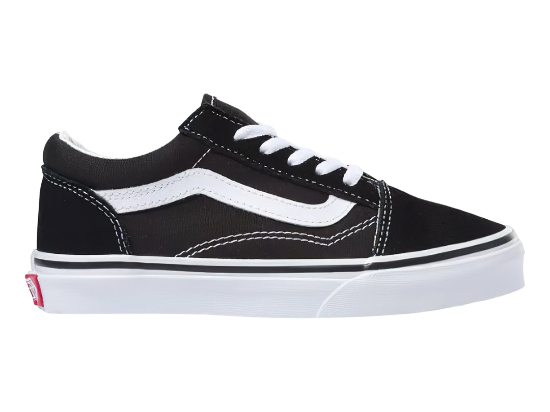 Tenis Vans Old Skool Negro con Blanco para Niño