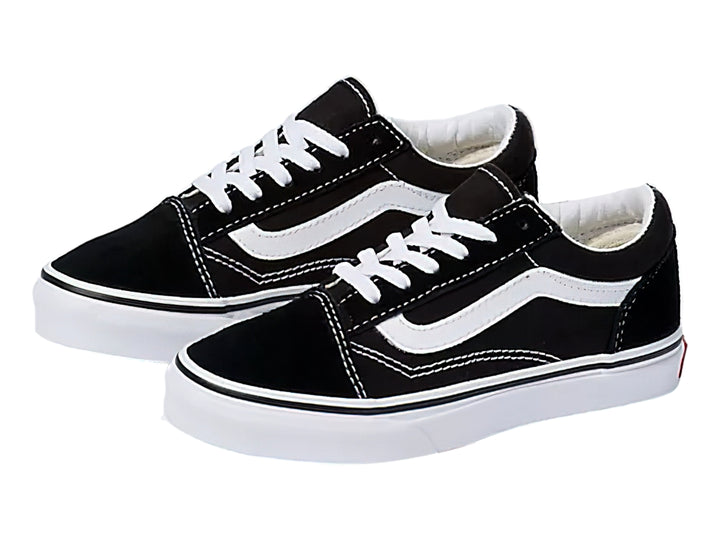 Tenis Vans Old Skool Negro con Blanco para Niño