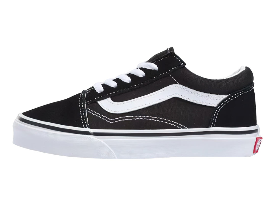 Tenis Vans Old Skool Negro con Blanco para Niño
