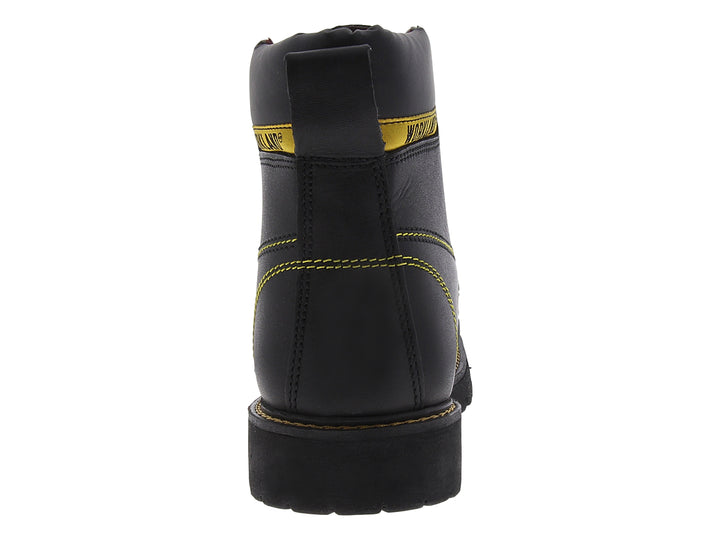 Botas de Trabajo Marco Delli Napa Negro para Hombre