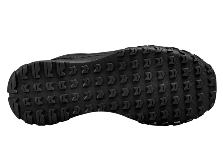 Bota táctica Under Armour Valsetz RTS-DES en color negro para hombre, vista lateral.