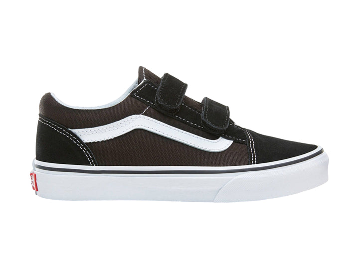 Tenis Vans Old Skool V Negro y Blanco para Niño