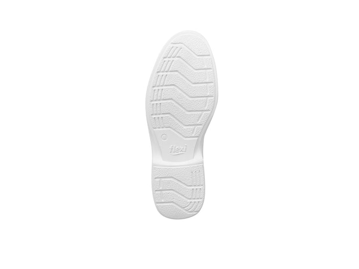 Zapato Flexi Marcel para hombre en color blanco con cordones y suela plana.
