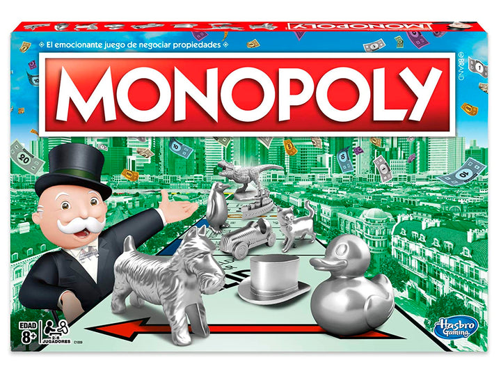 Juego de Mesa Monopoly Clásico Hasbro Multicolor
