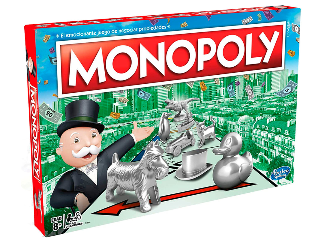 Juego de Mesa Monopoly Clásico Hasbro Multicolor