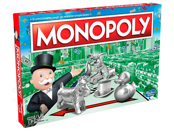 Juego de Mesa Monopoly Clásico Hasbro Multicolor