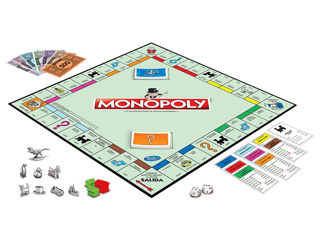 Juego de Mesa Monopoly Clásico Hasbro Multicolor