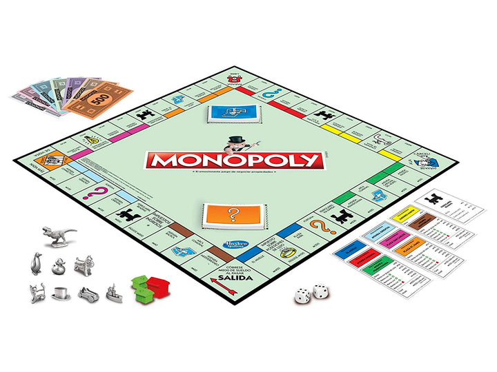Juego de Mesa Monopoly Clásico Hasbro Multicolor