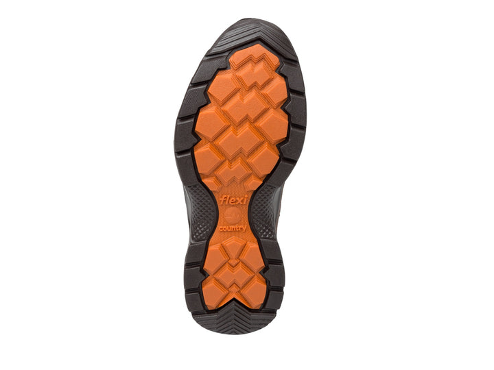 Botas Flexi Sheldon Country para hombre en color tan con suela negra y agujetas.