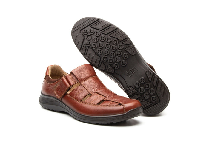 Sandalias Flexi Santiago Color Tan para Hombre