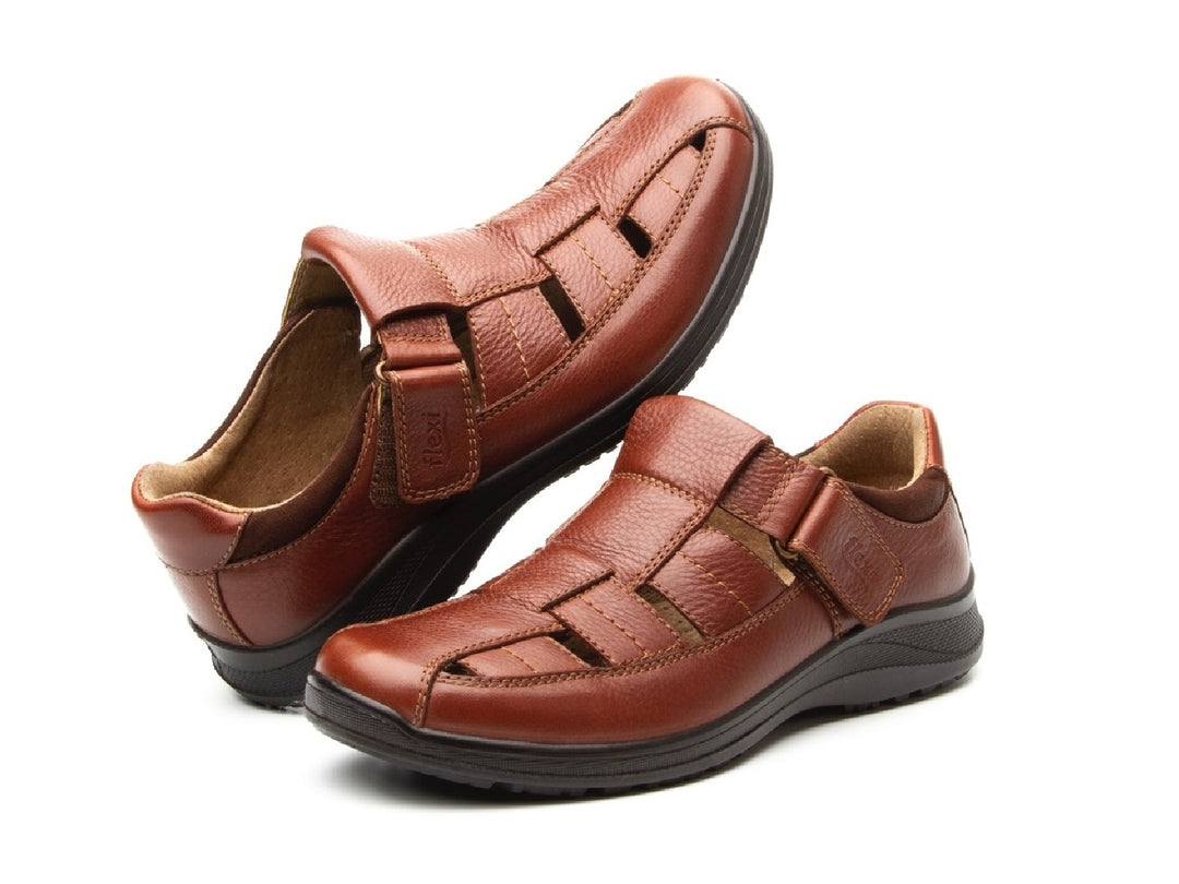 Sandalias Flexi Santiago Color Tan para Hombre