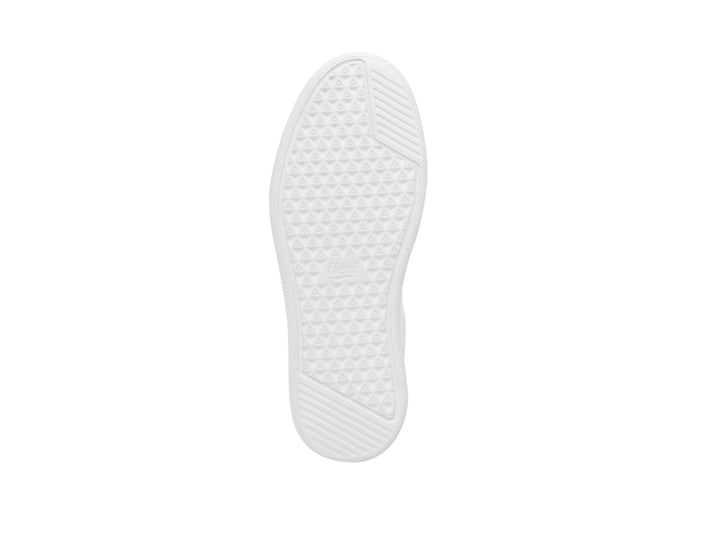 Tenis Flexi Griezmann para hombre en color blanco con detalle azul marino en el talón.