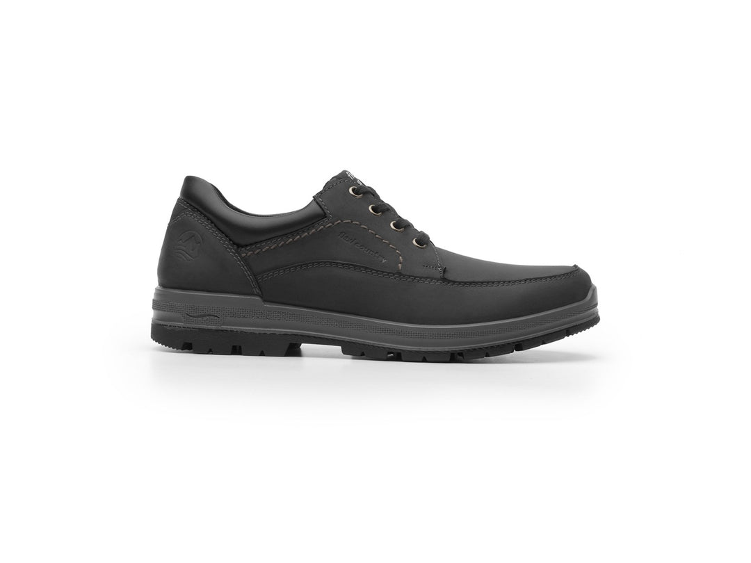 Zapato Flexi Killian Country para hombre en color negro, material de cuero y suela resistente.