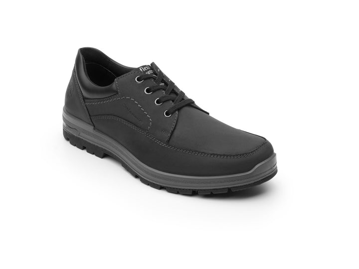 Zapato Flexi Killian Country para hombre en color negro, material de cuero y suela resistente.