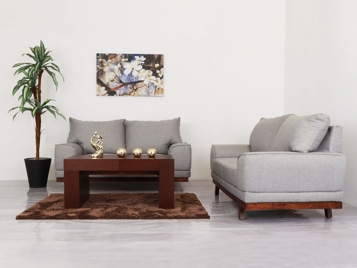 Sala Famalt Florida Oslo Gris 2 Piezas