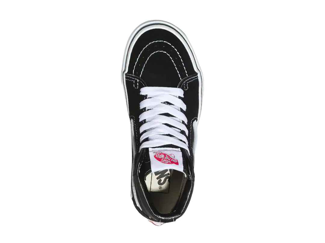 Tenis Vans Sk8-Hi Negro con Blanco para Niño