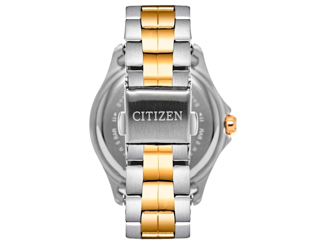 Reloj Citizen Analógico Bicolor Plata y Dorado para Mujer