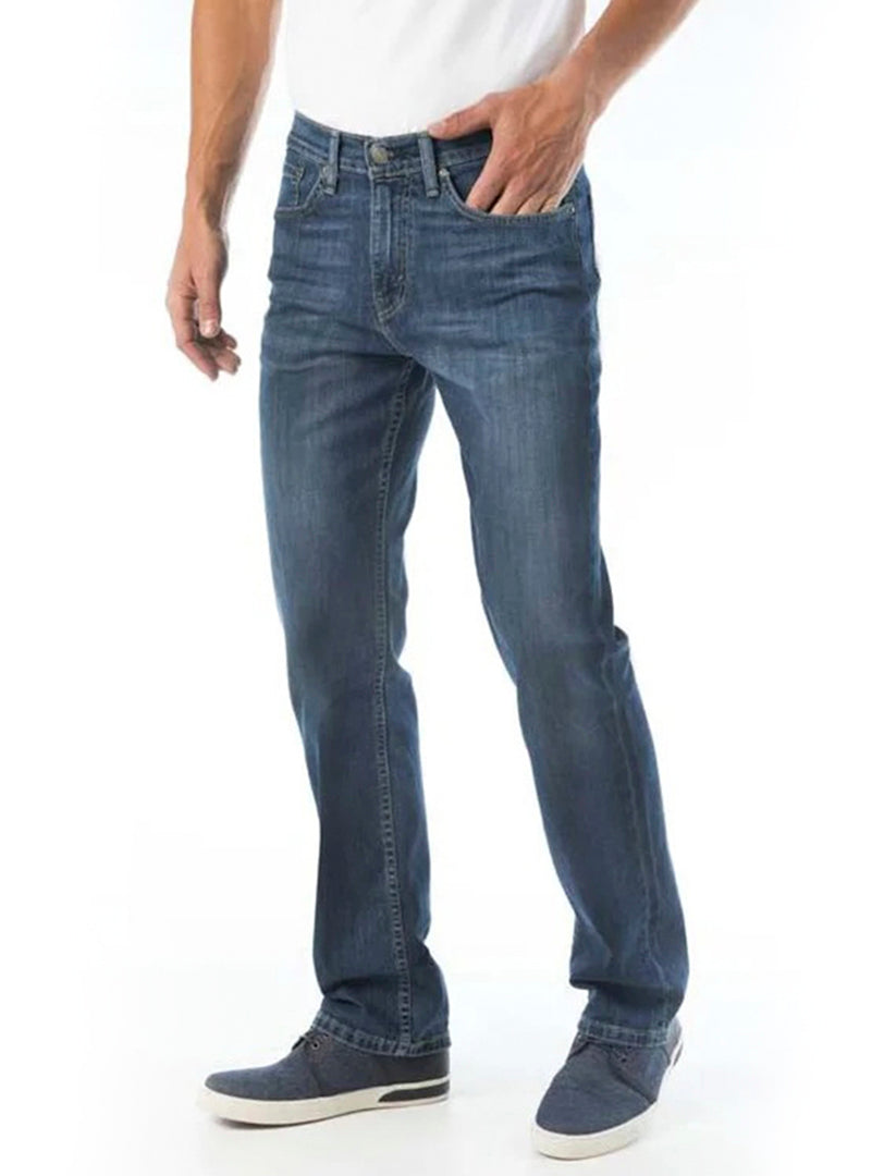 Jeans Levi's 514 slim straight en color azul para hombre.