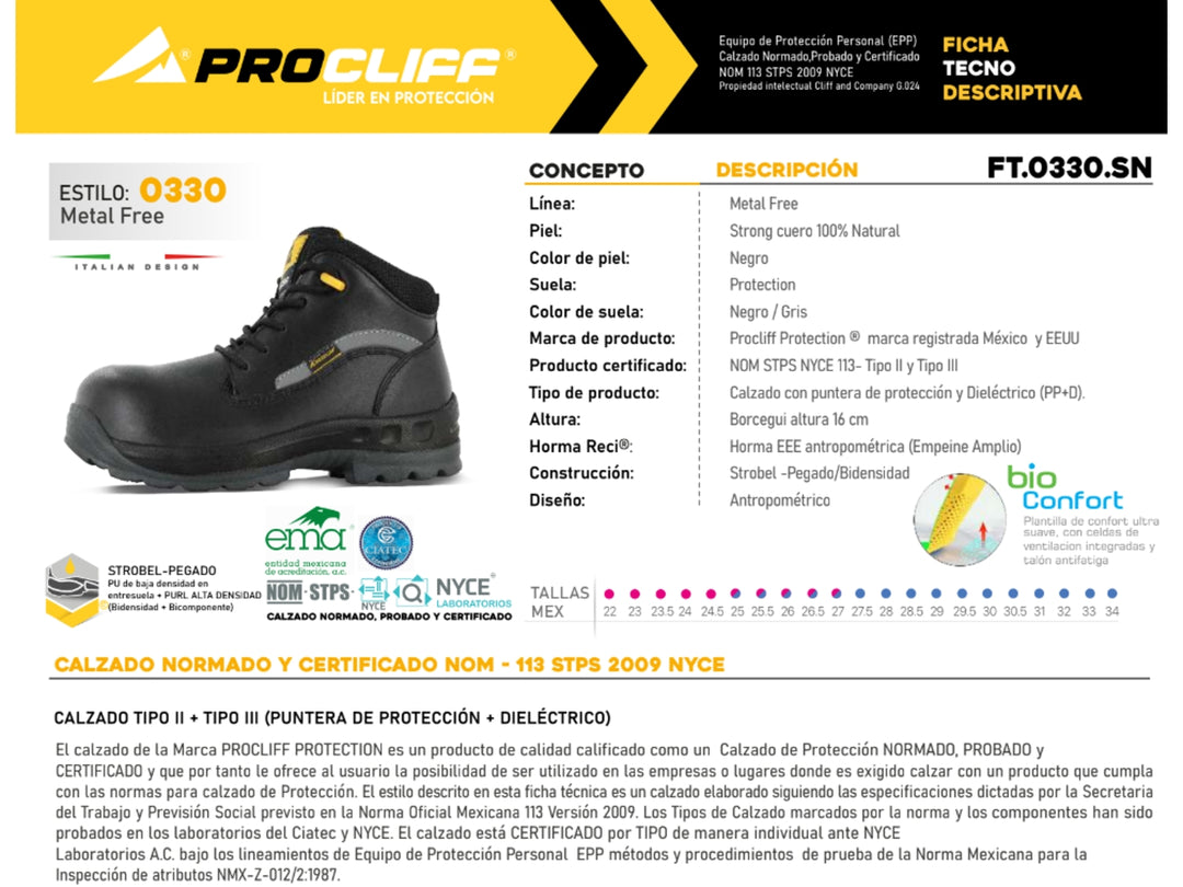 Botas de Trabajo Cliff Café para Hombre