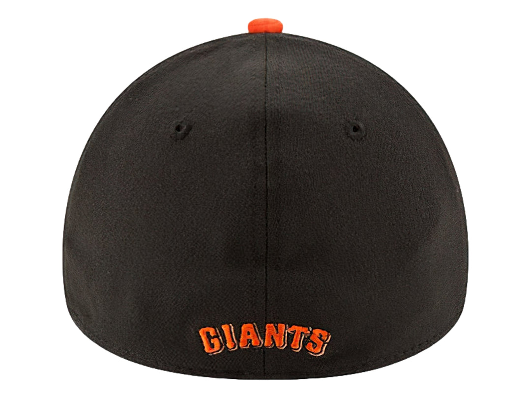 Gorra de béisbol New Era color negro con logotipo bordado en naranja de los San Francisco Giants.