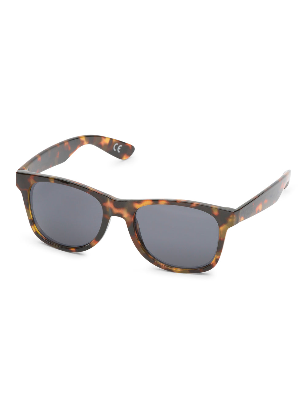 Lentes de sol Vans Spicoli 4 Shades con armazón estampado en carey y micas grises.