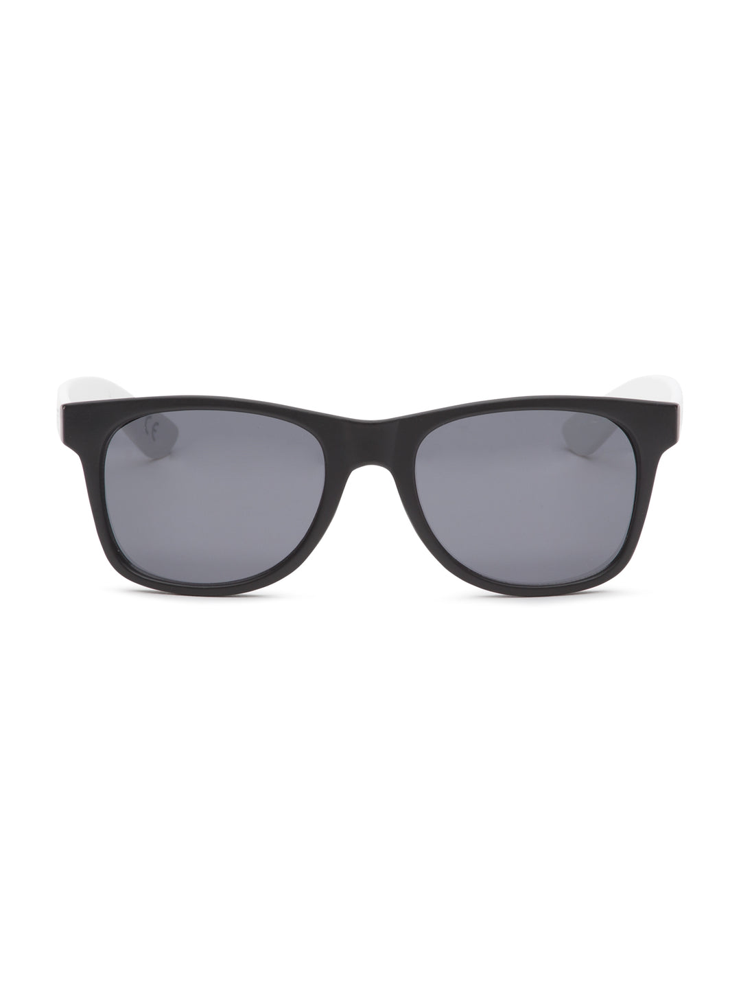 Lentes de sol Vans Spicoli 4 Shades con armazón negro y varillas blancas.