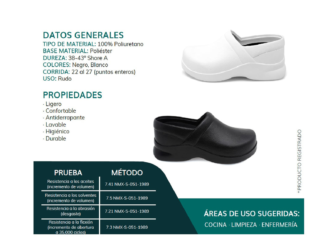 Zapatillas Safety Answers Alina Negro para Mujer
