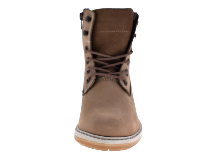 Botas Swissbrand de Cuero Color Carne para Mujer