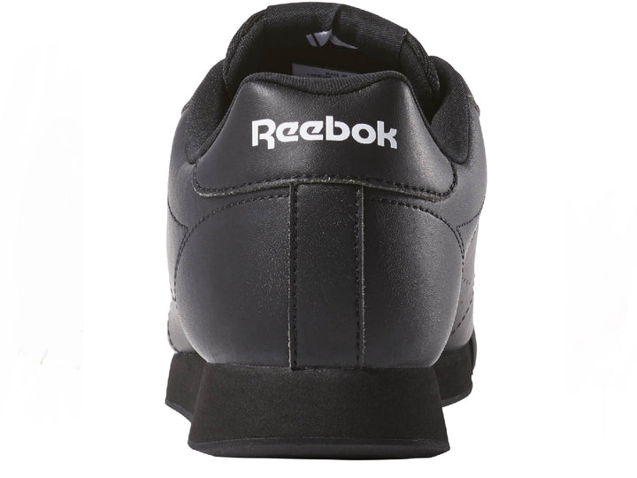 Tenis Reebok Royal Charm para mujer en color negro con logotipo blanco lateral.