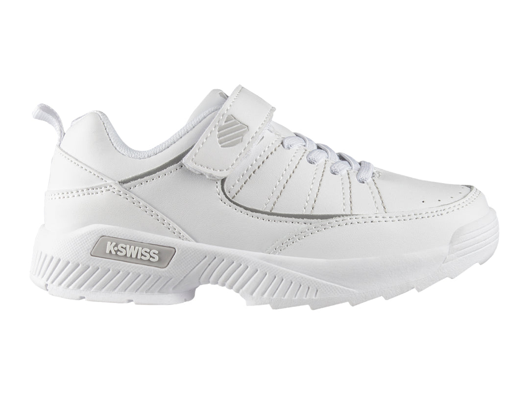 Tenis K-Swiss One Blanco y Gris para Niño