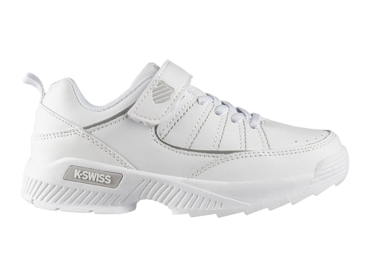 Tenis K-Swiss One Blanco y Gris para Niño