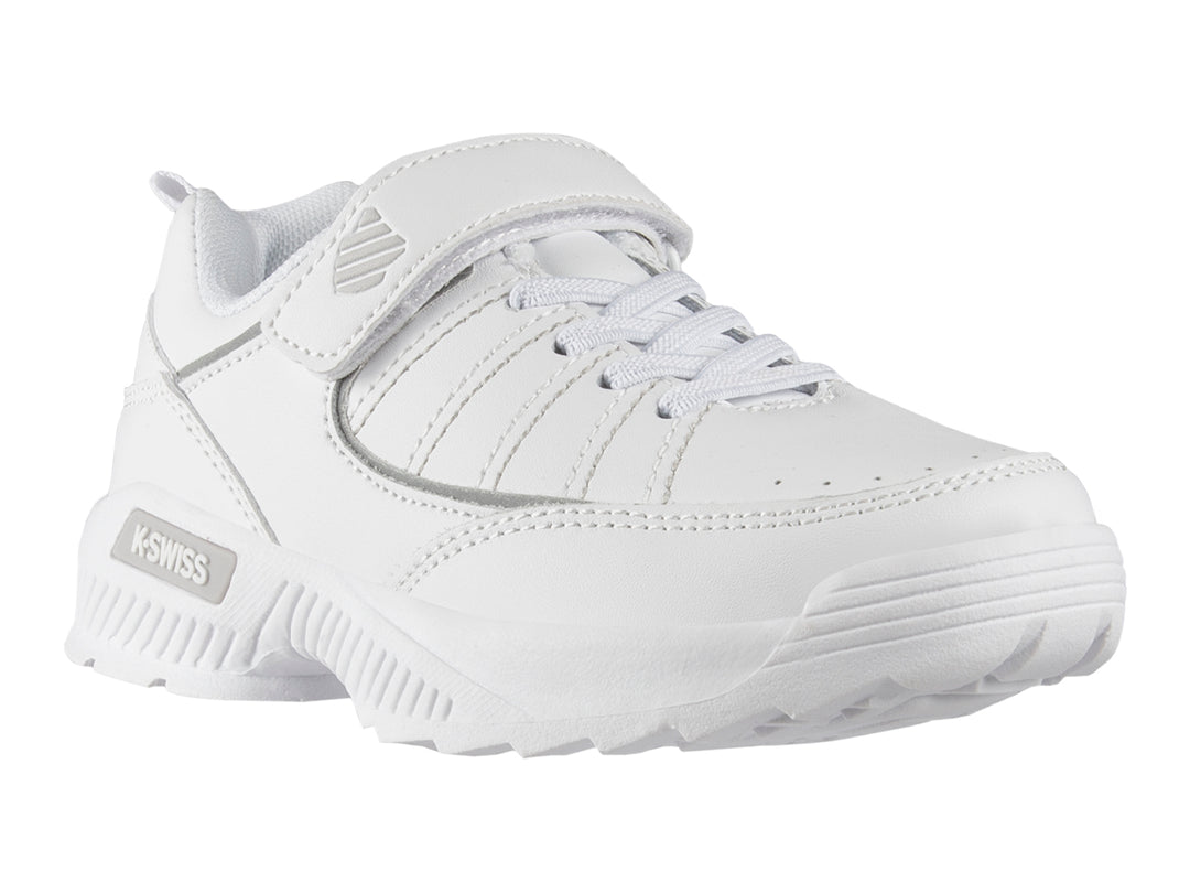 Tenis K-Swiss One Blanco y Gris para Niño