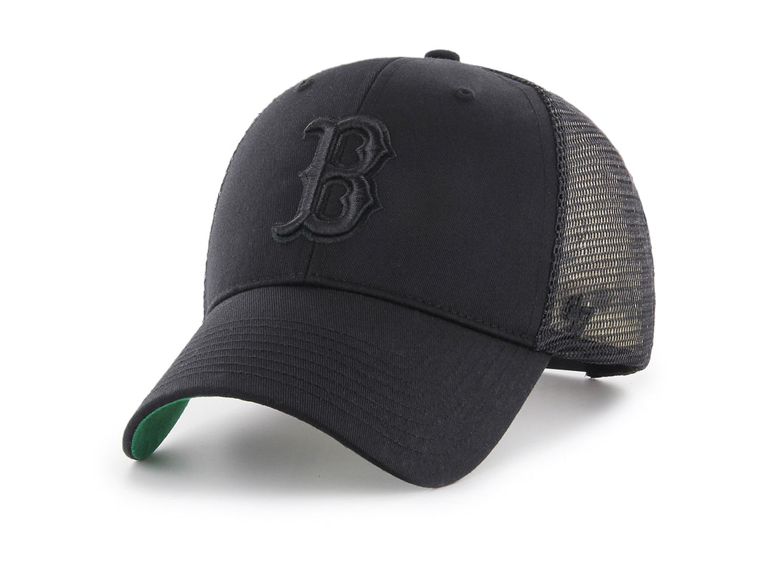 Gorra de béisbol negra 47 Brand con logo de Boston Red Sox y panel trasero de malla.