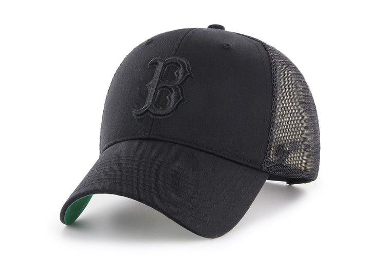 Gorra de béisbol negra 47 Brand con logo de Boston Red Sox y panel trasero de malla.
