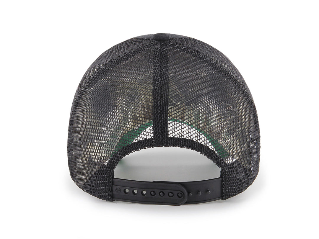 Gorra de béisbol negra 47 Brand con logo de Boston Red Sox y panel trasero de malla.
