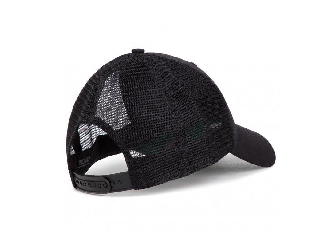 Gorra de béisbol negra de 47 Brand con logo de Los Angeles Dodgers y parte posterior de malla.