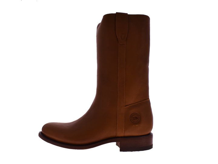 Par de botas vaqueras 7 Leguas en color marrón maple, confeccionadas en cuero liso con diseño clásico.