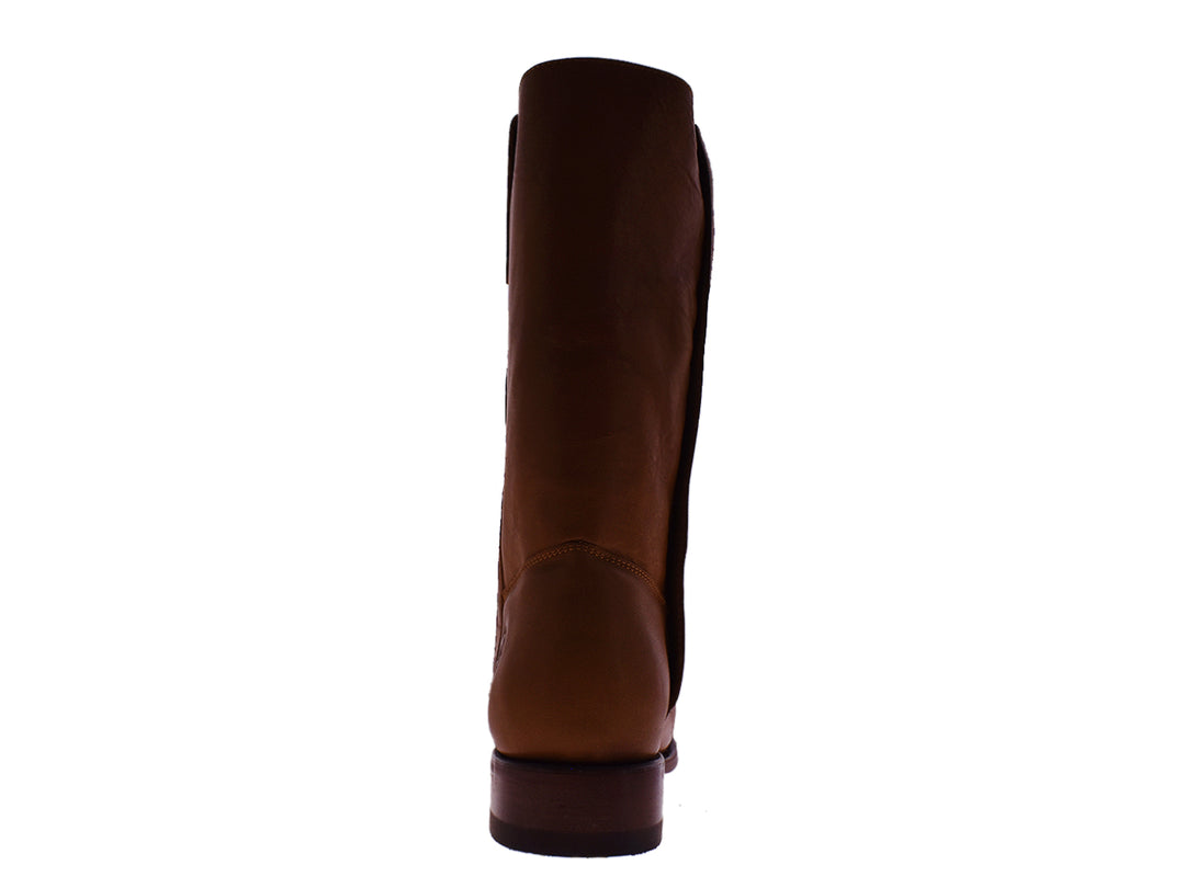 Par de botas vaqueras 7 Leguas en color marrón maple, confeccionadas en cuero liso con diseño clásico.