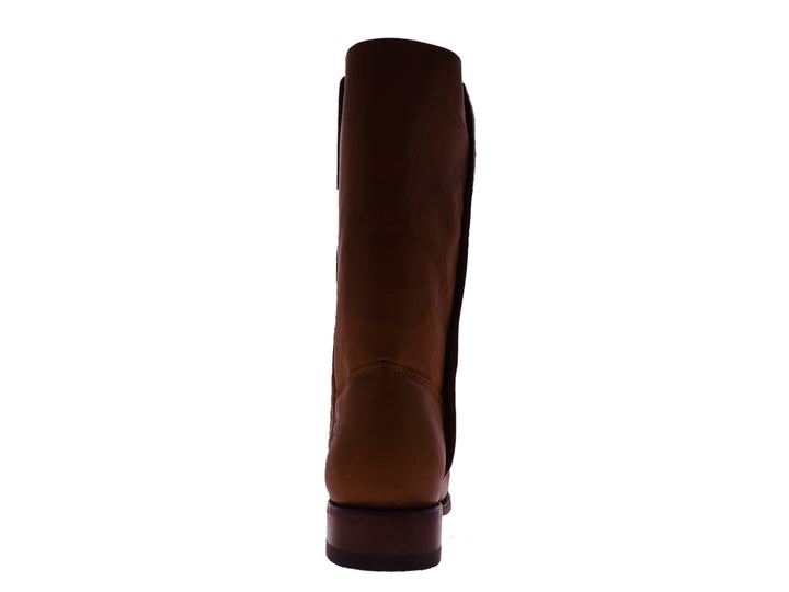 Par de botas vaqueras 7 Leguas en color marrón maple, confeccionadas en cuero liso con diseño clásico.