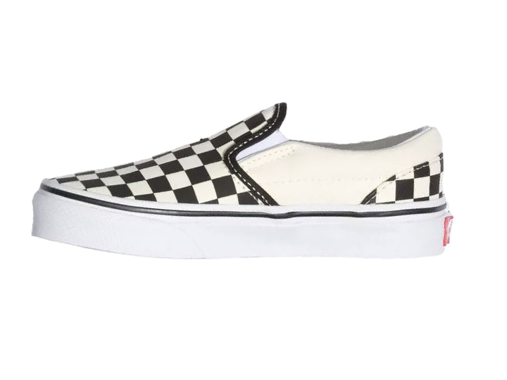 Tenis Vans Classic Slip On Checkerboard Negro/Blanco para Niño
