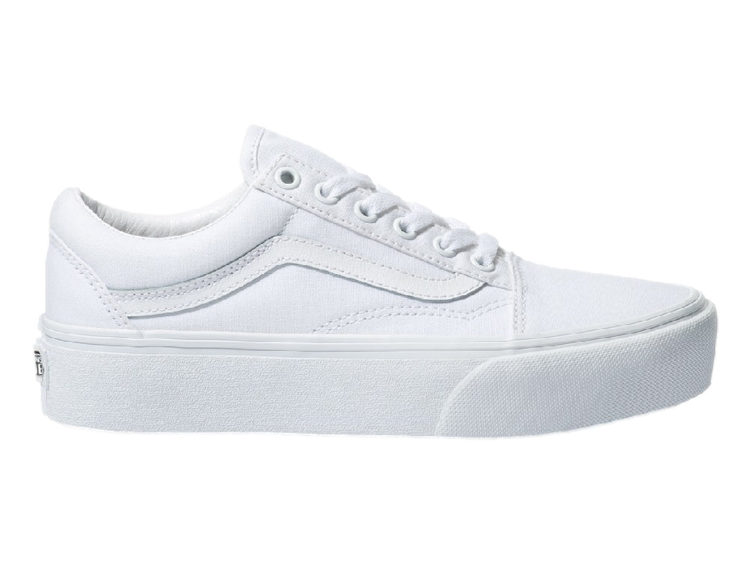 Tenis Vans Old Skool Platform Blanco para Mujer