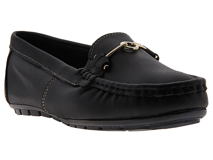 Mocasines Meli&amp;Ana Napa Negro para Mujer