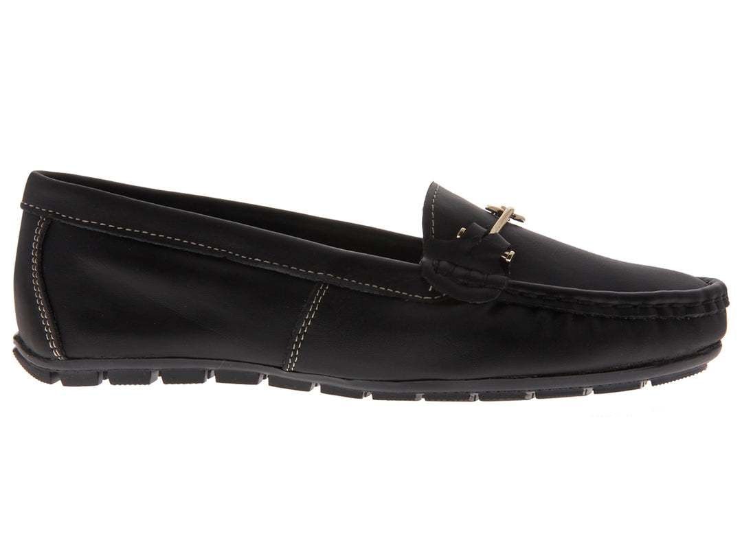 Mocasines Meli&amp;Ana Napa Negro para Mujer