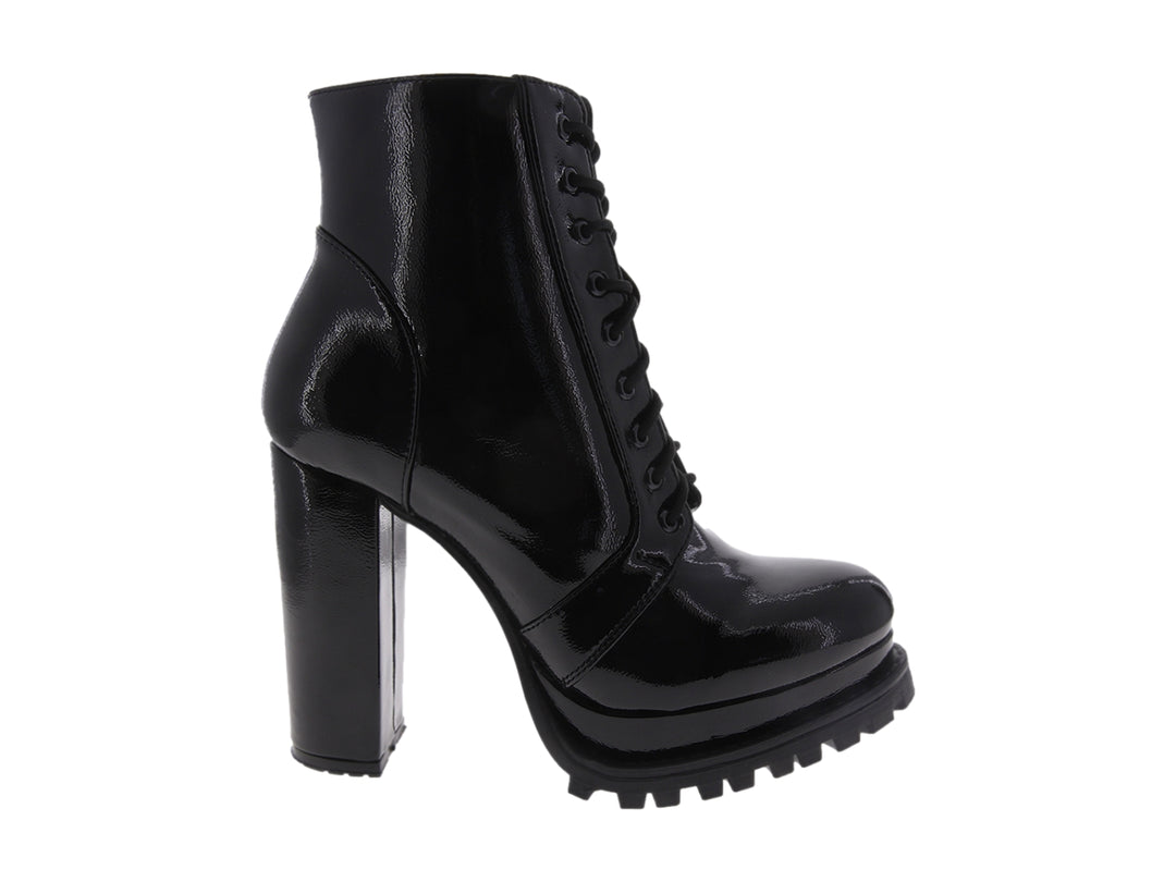 Botas Sarah Serguei Charol Negro para Mujer