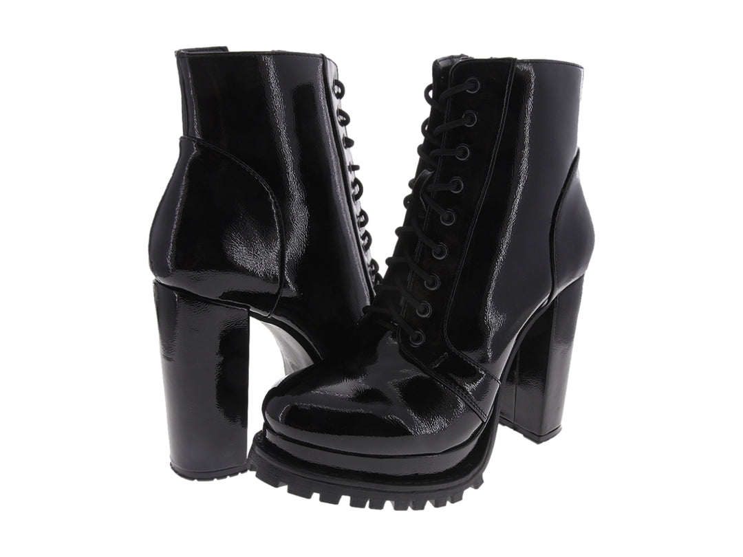 Botas Sarah Serguei Charol Negro para Mujer