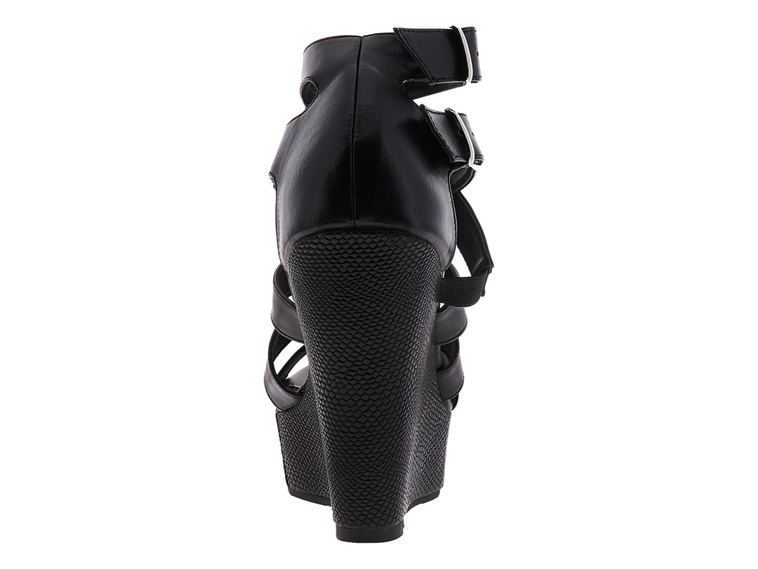 Sandalias OYYI Tacones Negros para Mujer